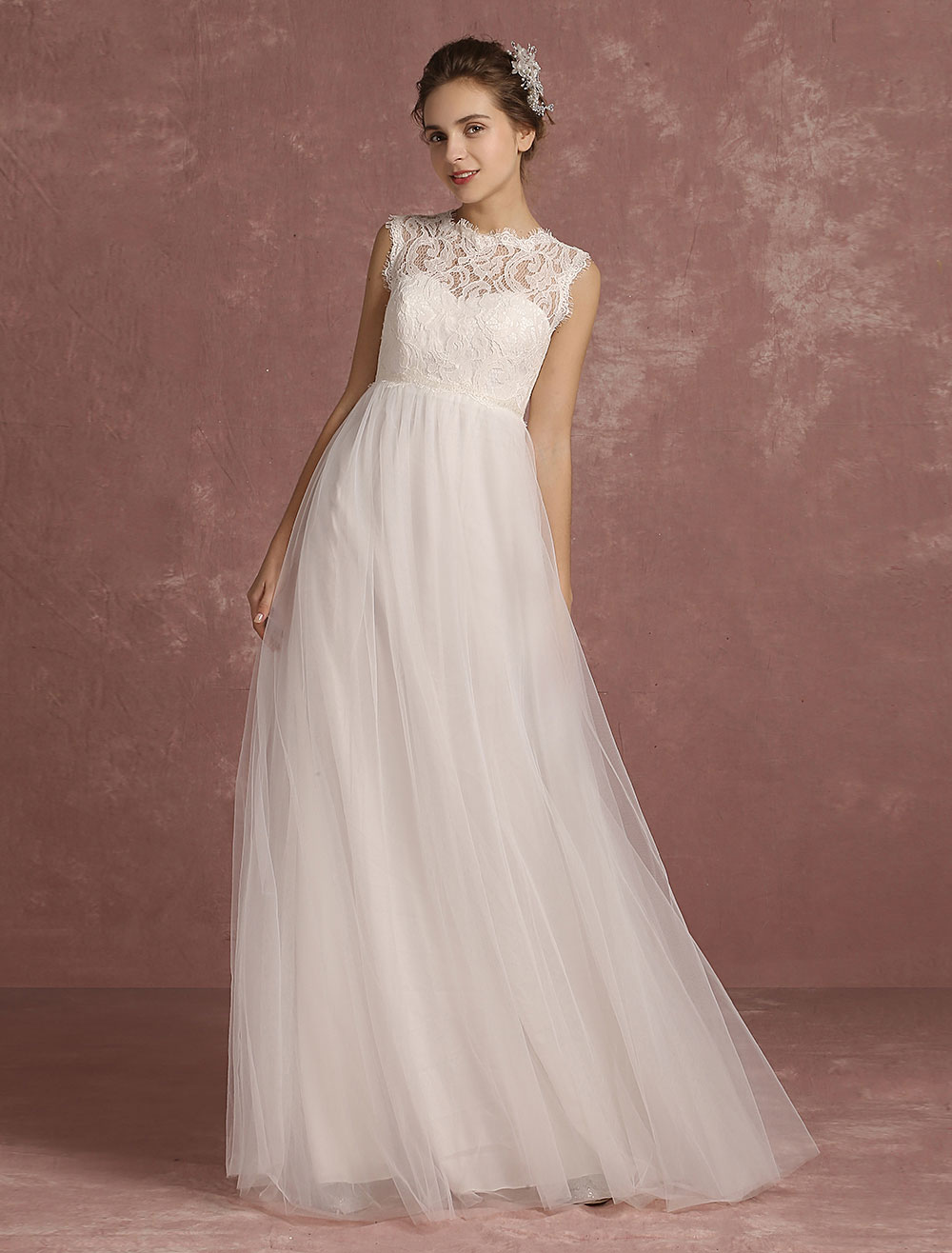 cheap empire waist wedding dresses