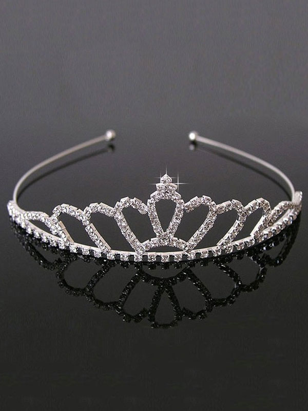 Ballet danse tiare Silver Beaded Hairband Little Girls' danse Accessoires cheveux Party Déguisements Halloween