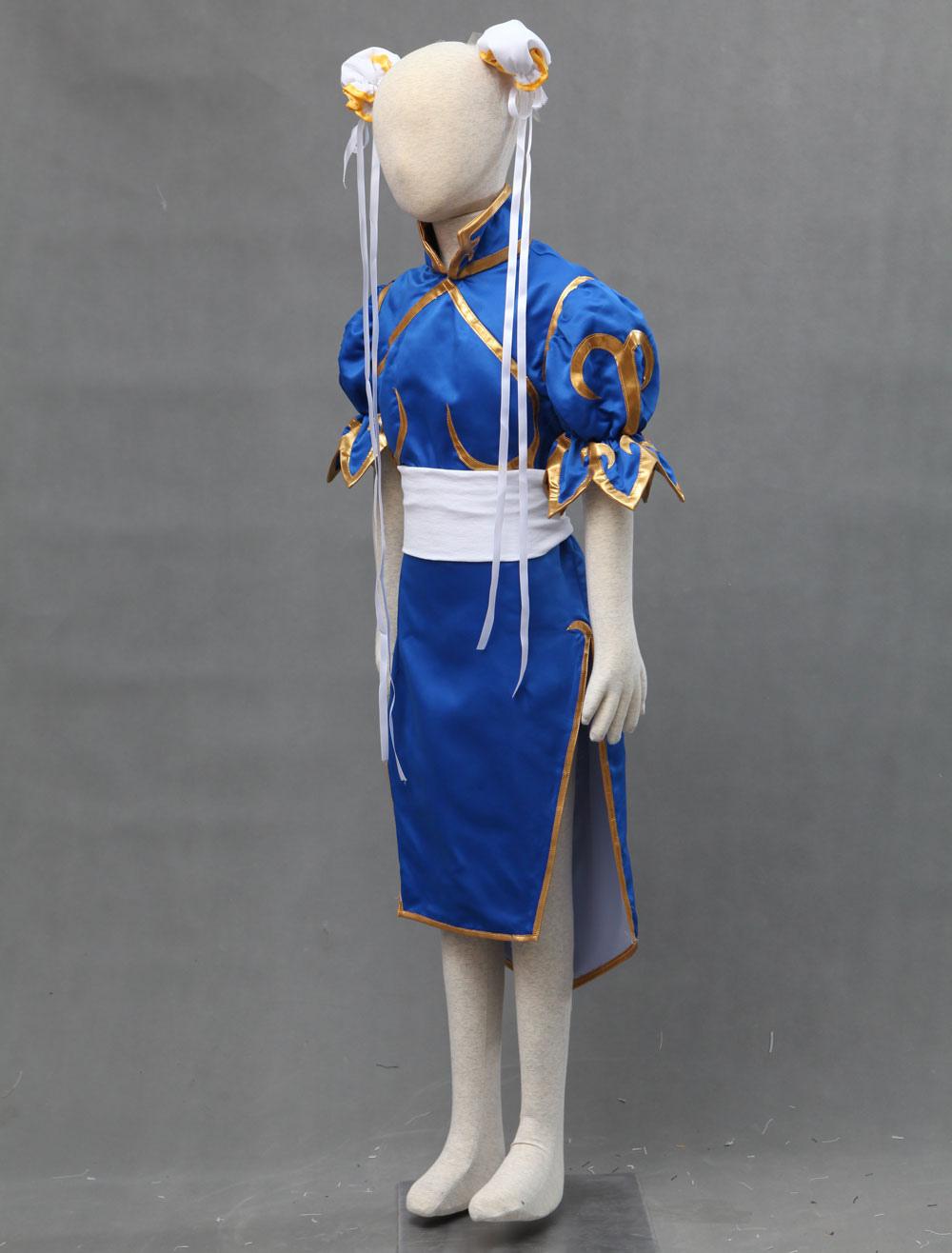 Street Fighter Chun Li Déguisements Halloween Cosplay Costume pour enfant  Déguisements Halloween Robe de Fille Déguisement - Cosplayshow.com