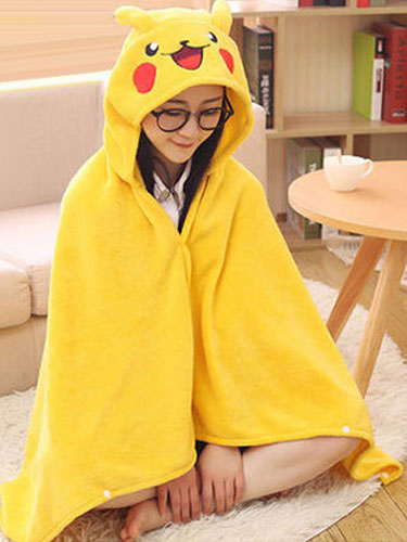 Pijama adulta pijama Kigurumi Pikachu traje amarelo Snuggies flanela Poncho  cabo cobertor - Costumeslive.com