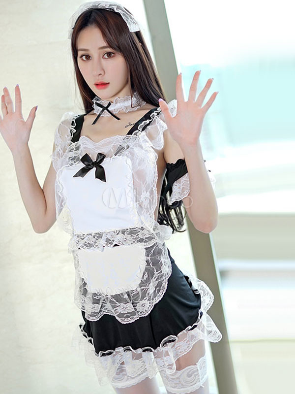 Sexy French Maid Lingerie Women S Uniform Maid Costume Halloween