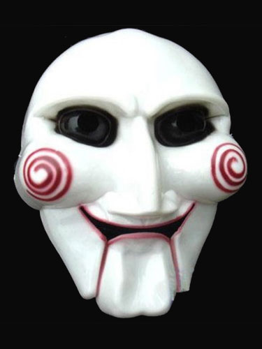 Disfraz Halloween Máscara Látex blanca estilo unisex Saw para Mardi Gras  para adultos Halloween Carnaval Halloween 