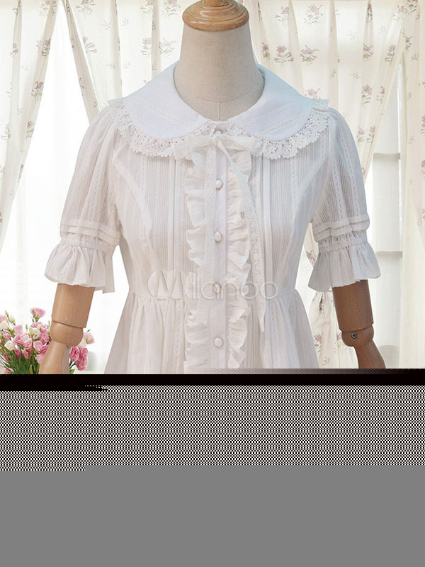 white lolita shirt