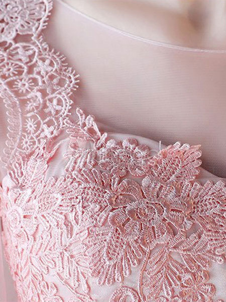 Sparkly Tulle Sequin A Line Pink Short Prom Dress Formal Homecoming Dress Birthday Dress