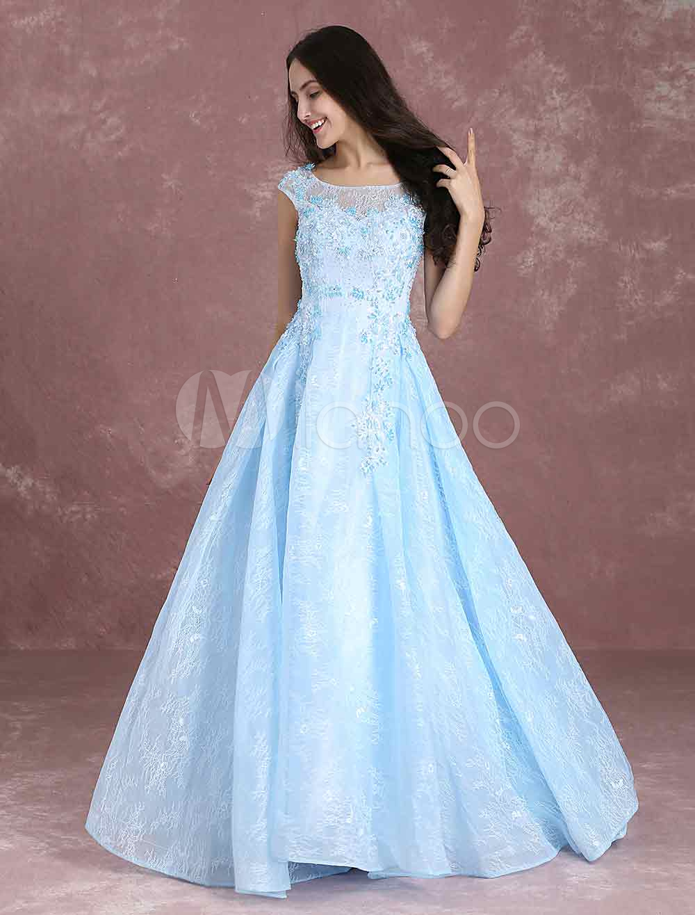 baby blue pageant dresses