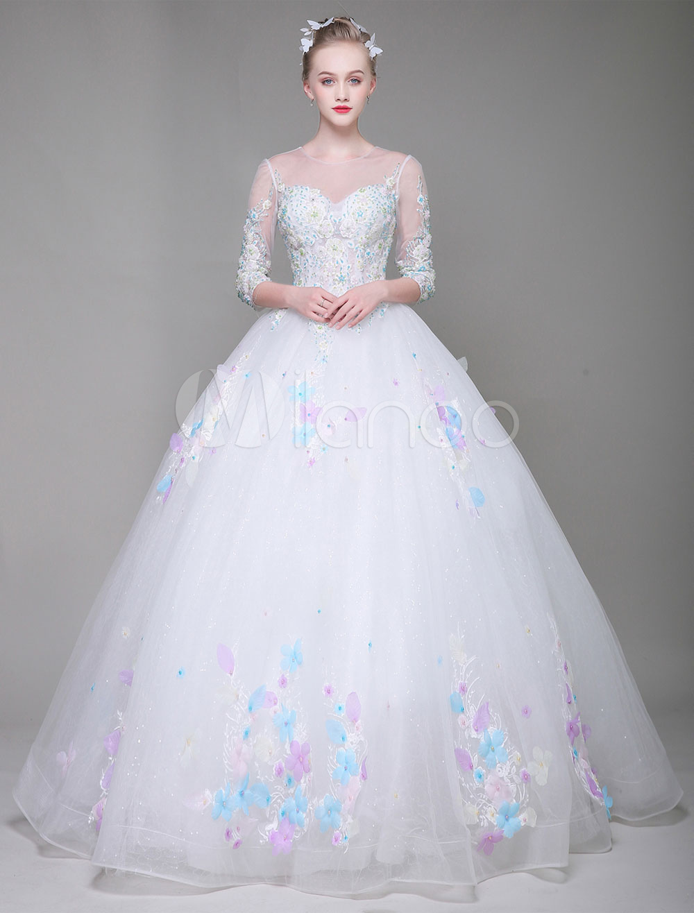 Hercegnő stílusú esküvői ruha (A Ft ár tájékoztató jellegű)