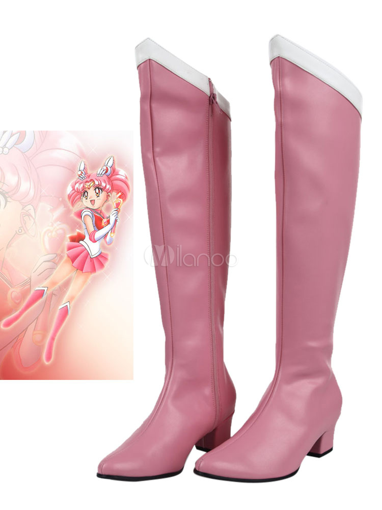 Sailor Moon Sailor Chibi moon Chibi Usa Small Lady·Serenity Cosplay Shoes Boots