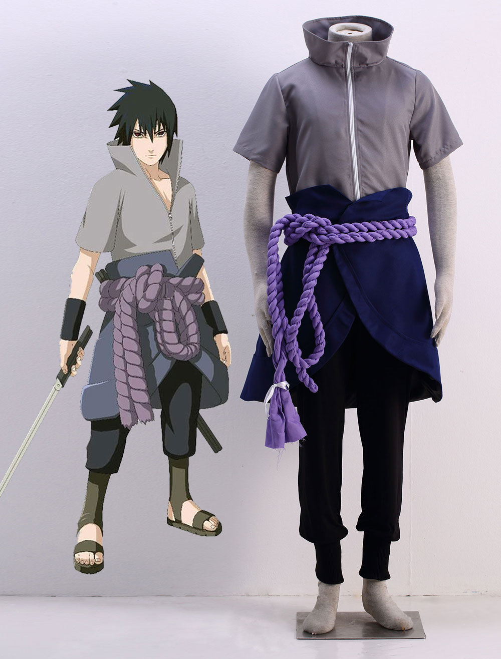 Cosplay Sasuke Naruto ANIME MANGA costumes costumes NEUF 
