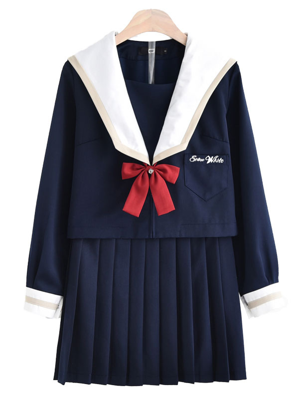 Japanese Anime Winter School Uniform Kawaii School Girl Cosplay -  