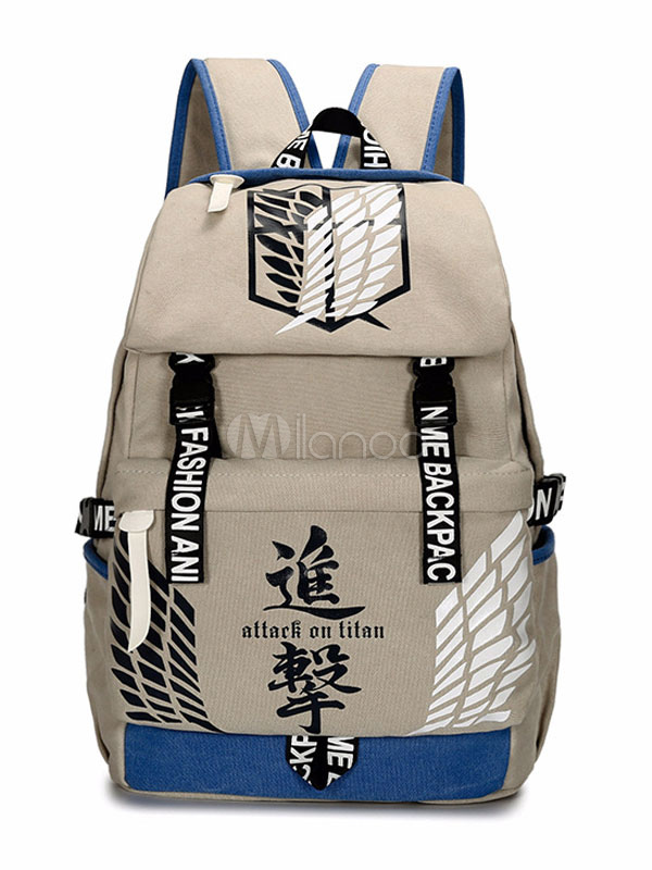 Attack On Titan Survey Corps Scout Regiment Logo Backpack Halloween