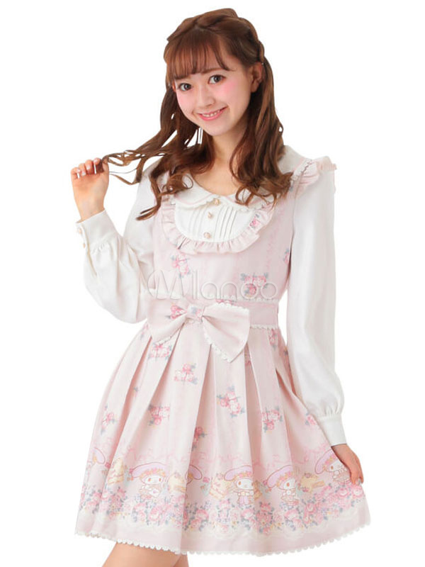 Sweet Lolita Jumper Skirt Dress Ruffles Lolita Jsk For Summer