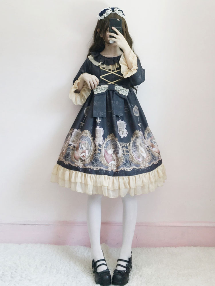Sweet Lolita One Piece Dress Mermaid Princess Lolita Op - Milanoo.com