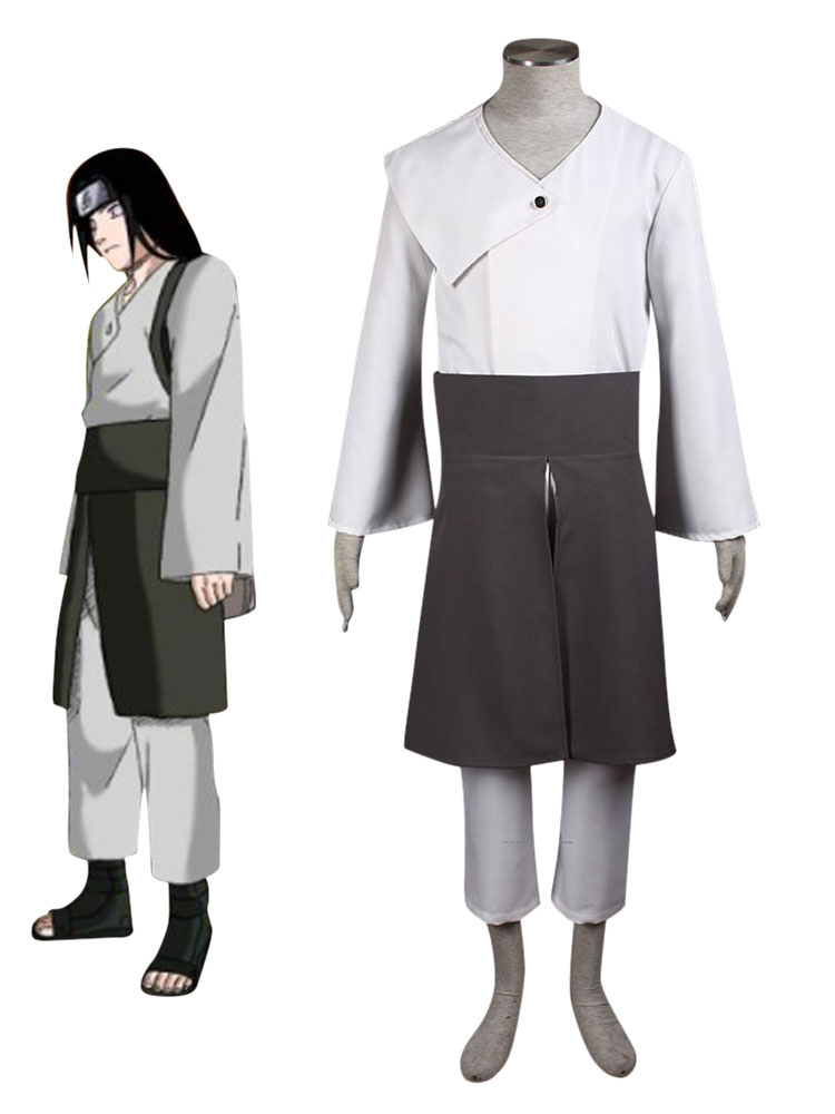 Japanese Anime Cosplay Naruto Hyuga Neji 3 Pieces Cosplay Costume -  