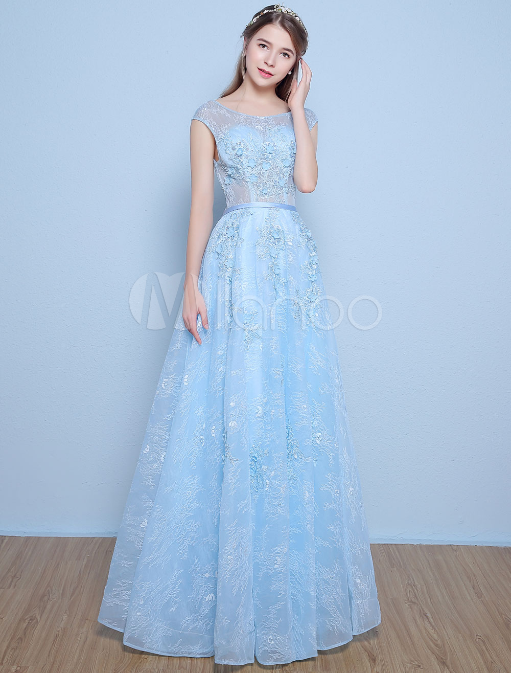 Pastel Blue Long Dress Best Sale, UP TO ...