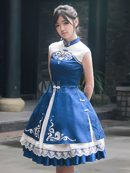 chinese one piece dress