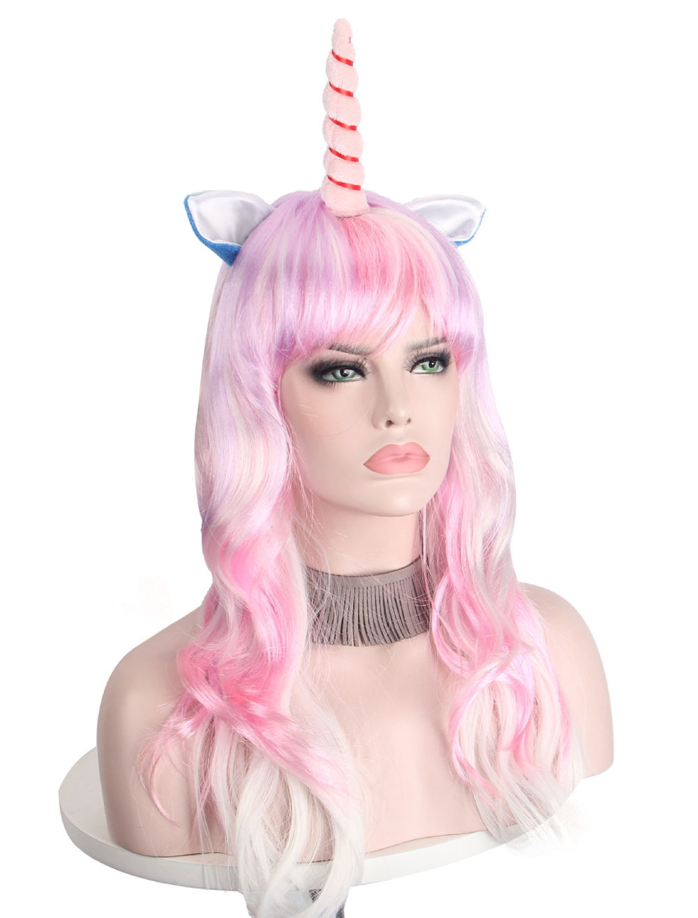 pink halloween wig
