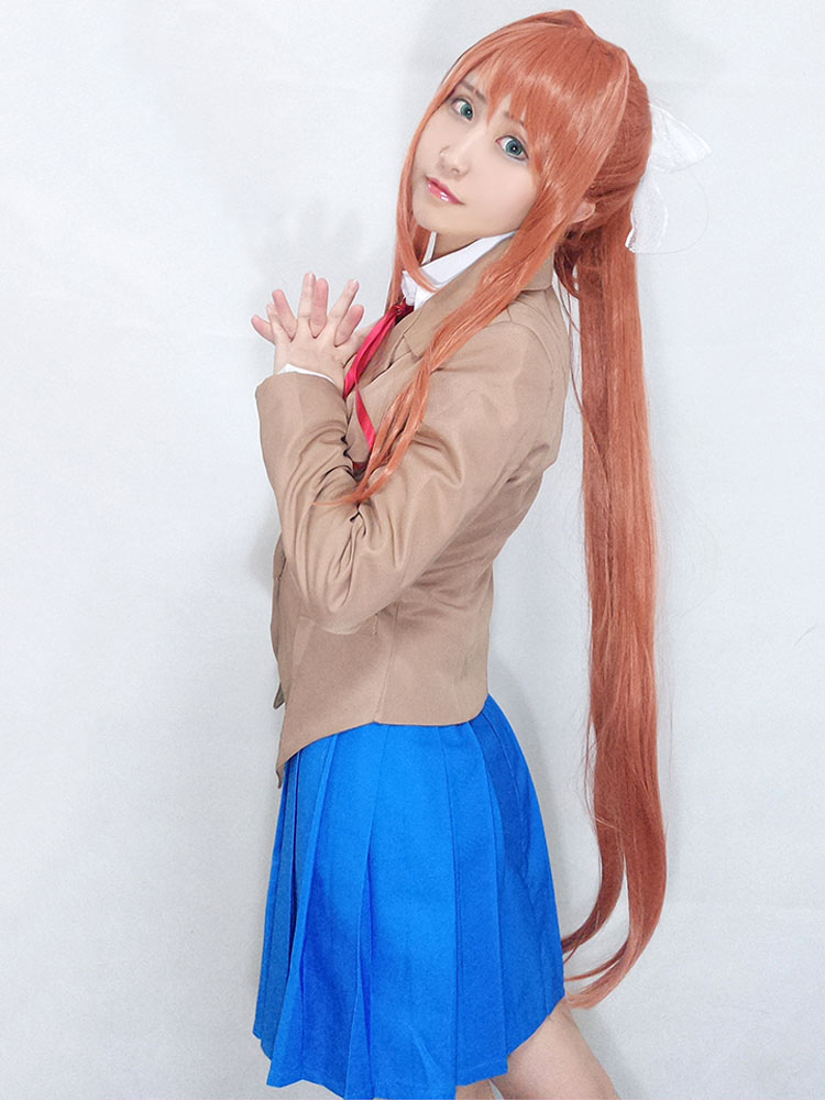 Ddlc Monika Halloween Cosplay Costume 2023 Doki Doki Literature Cosplay Costume De Club