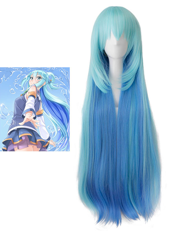 Konosuba Aqua Halloween Cosplay Wig - Milanoo.com