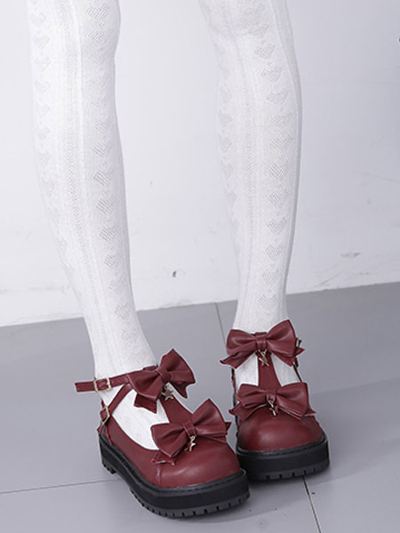 Costumes Lolita | Sweet Lolita Shoes Starlet Bow Lolita Footwear - YE51326