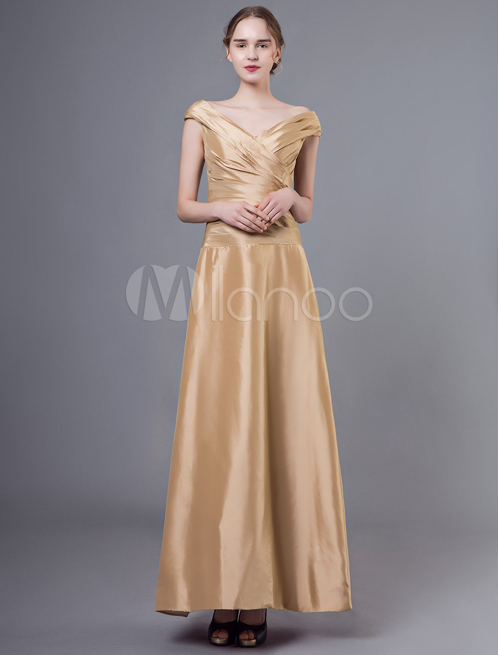light gold mother of the bride dresses