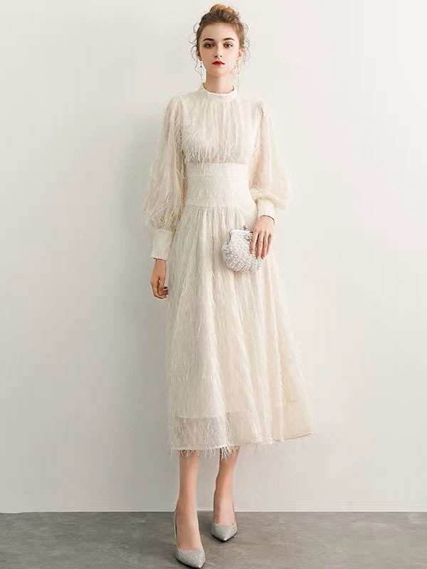 cocktail dress with sleeves for wedding