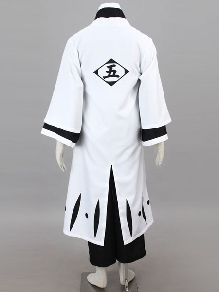 Bleach Cosplay Set Sosuke Aizen Japanese Anime White 4 Pieces Cosplay Costume Halloween Milanoo Com