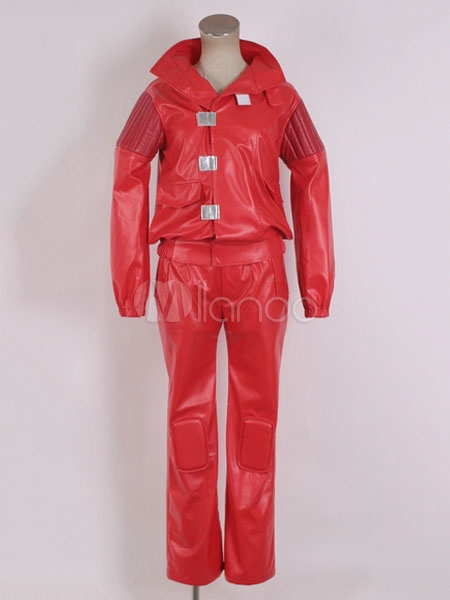 Akira Shotaro Kaneda Cosplay Costume Rouge PU Japonais Anime Cosplay