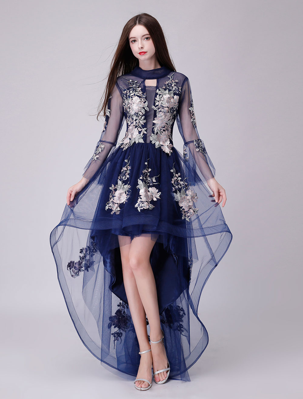 abito asimmetrico cerimonia