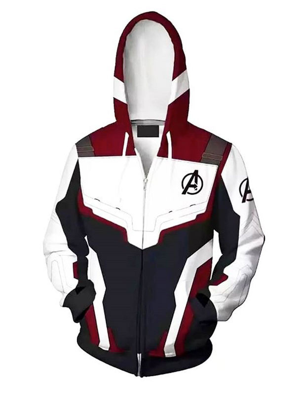 white anime hoodie