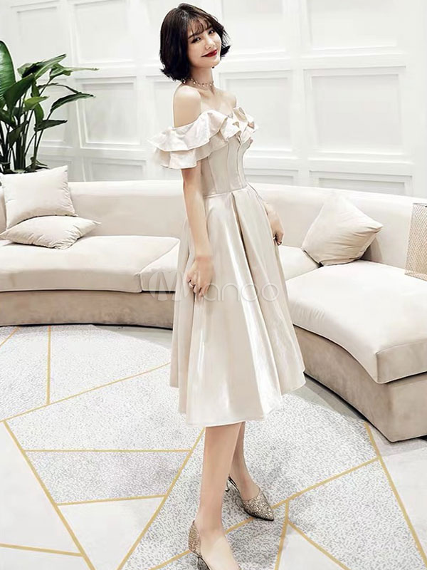 Off White Tea Length Wedding Dresses ~ Creative Wedding Ideas &amp; Wedding