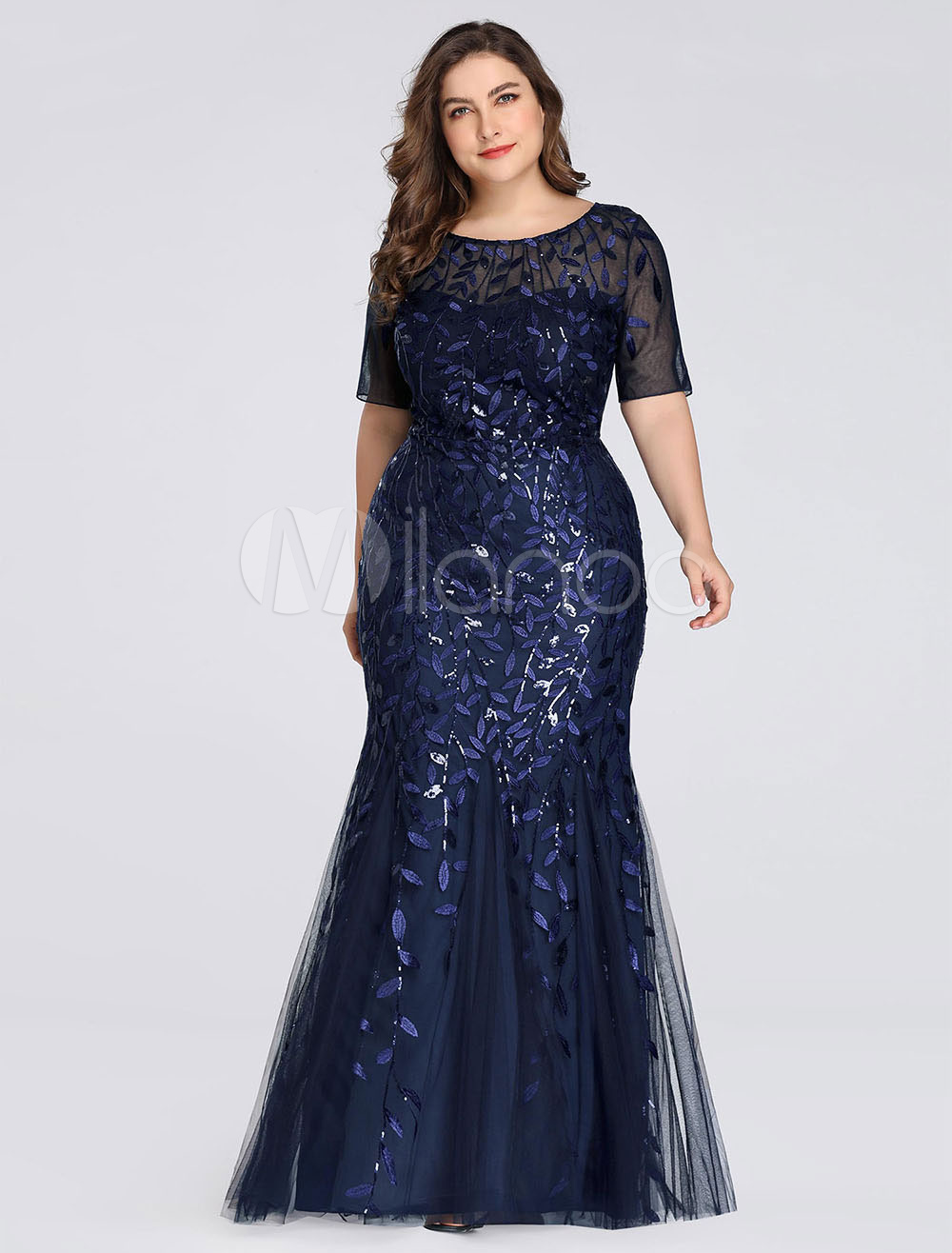 vestidos largos de fiesta plus size