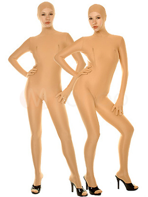 Nude color body suit lycra
