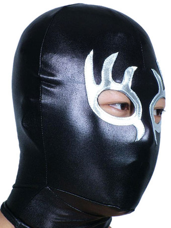 Disfraz Carnaval Máscara metálico brillante de dos tonos Halloween