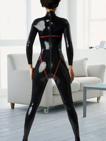 セクシータイツ　ブラック　ユニセックス　ラテックス　大人用　 ハロウィン