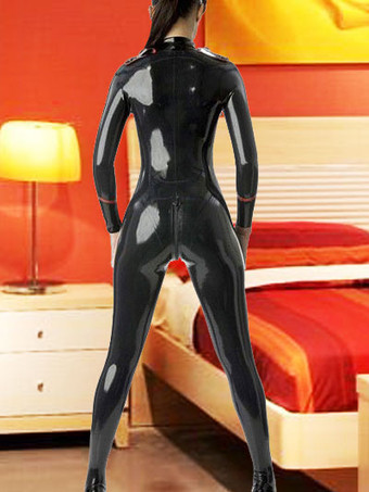 セクシータイツ　ブラック　ユニセックス　ラテックス　大人用　 ハロウィン