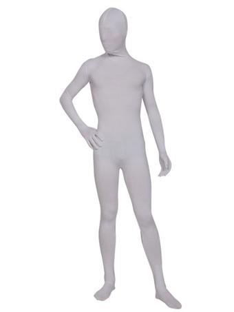 Morph Suit Grey Zentai Suit Lycra Spandex Bodysuit with Face