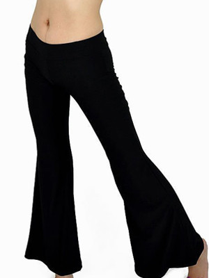 ベリーダンス衣装，パンツ　女性用　ブラック　コットン１００％