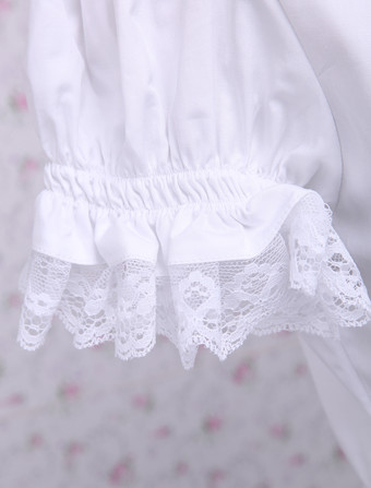 ロリータ　ブラウス　ロリィタブラウス　シャツ　トップス　コットン　甘ロリ　クラシカル　クラシック　クラロリ　お茶会　イベント　デート　入学式　卒業式