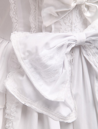 コットンロリータドレス　2025　リボン　フリル　アイドル衣装