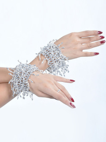 Bracelets Belly Dance Costume Silver Bollywood Dance Jewelery