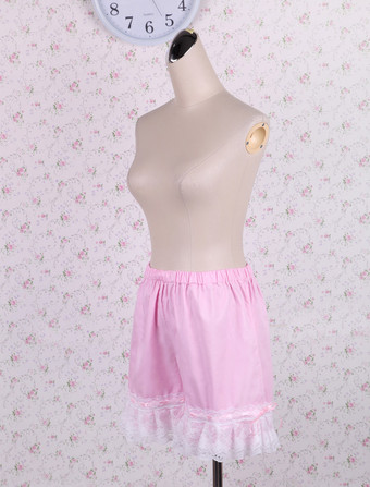 ロリィタパンツ　ピンク　コットン　スウィート　かわいい