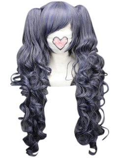 Black Butler Kuroshitsuji Ciel Phantomhive Cosplay Wig Girl's Long Curly Cosplay Wig Version