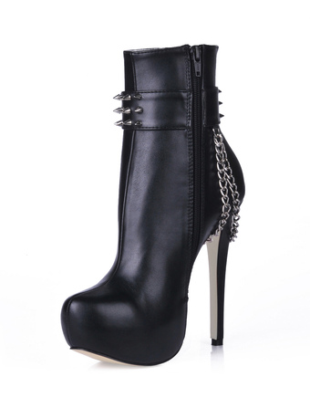 Rosa Peeptoe Ankle Boots Damen High Heels Reißverschluß Stilettos Stiefeletten