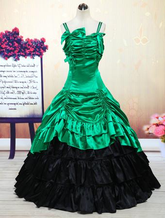 Victorian satin outlet dress