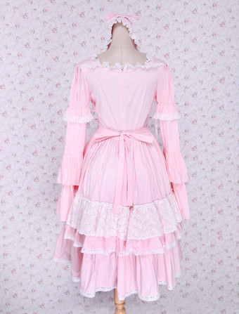 ゴスロリ ワンピース　ブラック　コットン　ゴシックドレス　ロリータアイドル衣装