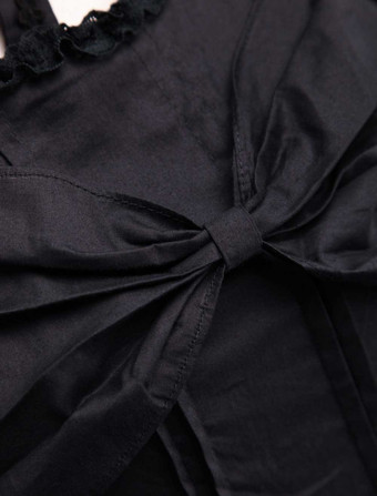 ゴスロリ ワンピース　ブラック　コットン　ゴシックドレス　ロリータアイドル衣装