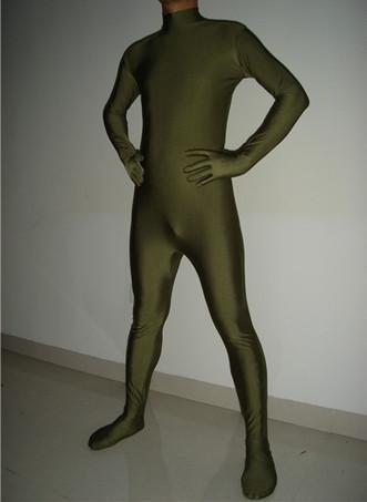 Verde Unisex Spandex Lycra Zentai Suit Halloween - Milanoo.com