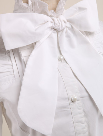 ゴスロリ　ロリィタブラウス　ロリータトップス　シャツ　クラシック　ゴシック　パンク　クラシカル　クラロリ　長袖　お茶会　デート　入学式　卒業式　イベント