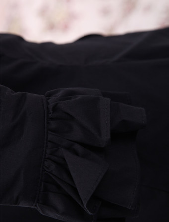 ゴスロリ　ロリィタブラウス　ロリータトップス　シャツ　クラシック　ゴシック　パンク　クラシカル　クラロリ　長袖　お茶会　デート　入学式　卒業式　イベント