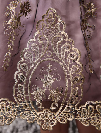 ミディアムドレス　ピンク　Aライン　ショート／ミニ　スイートハートネック　ノースリーブ　 Milanoo